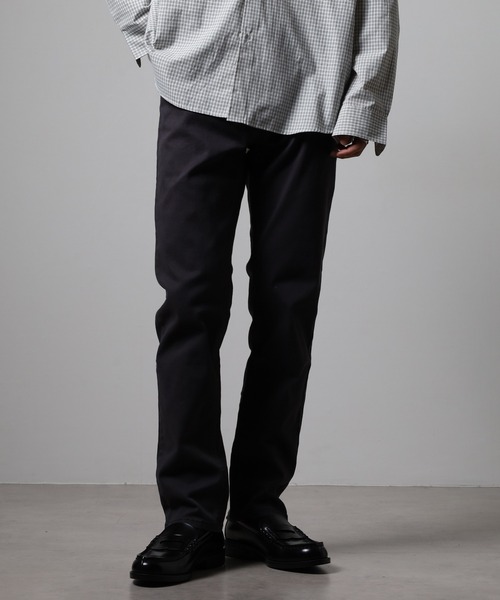 OMNES（オムネス）の「OMNES Another Edition 製品洗い365ツイルスキニーパンツ（その他パンツ・レディース・ブラック/カーキ/ベージュ/ネイビー/チャコール/インディゴブルー/グレー/レンガ・2/1/7）」の13枚目の写真