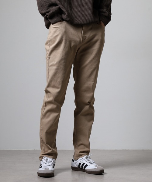 OMNES（オムネス）の「OMNES Another Edition 製品洗い365ツイルスキニーパンツ（その他パンツ・レディース・ブラック/カーキ/ベージュ/ネイビー/チャコール/インディゴブルー/グレー/レンガ・2/1/7）」の18枚目の写真