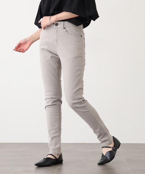 OMNES（オムネス）の「OMNES Another Edition 製品洗い365ツイルスキニーパンツ（その他パンツ・レディース・ブラック/カーキ/ベージュ/ネイビー/チャコール/インディゴブルー/グレー/レンガ・2/1/7）」の11枚目の写真