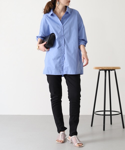 OMNES(オムネス)の「OMNES Another Edition 製品洗い365ツイルスキニーパンツ(その他パンツ・レディース・ブラック/カーキ/ベージュ/ネイビー/チャコール/インディゴブルー/グレー/レンガ/ネイビー系/ホワイト/ワンウォッシュ・2/1/7/4/3/000/6/5)」の17枚目の写真