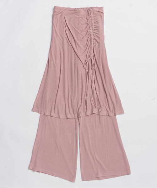 MAISON SPECIAL(メゾンスペシャル)の「Angle Wool Skirt Pants / アングルウールスカートパンツ(その他パンツ・レディース・ブラック/チャコールグレー/ピンク・38/36)」の14枚目の写真