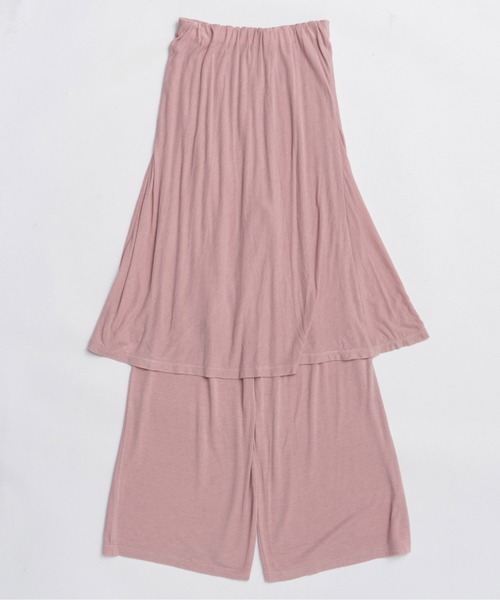 MAISON SPECIAL(メゾンスペシャル)の「Angle Wool Skirt Pants / アングルウールスカートパンツ(その他パンツ・レディース・ブラック/チャコールグレー/ピンク・38/36)」の17枚目の写真