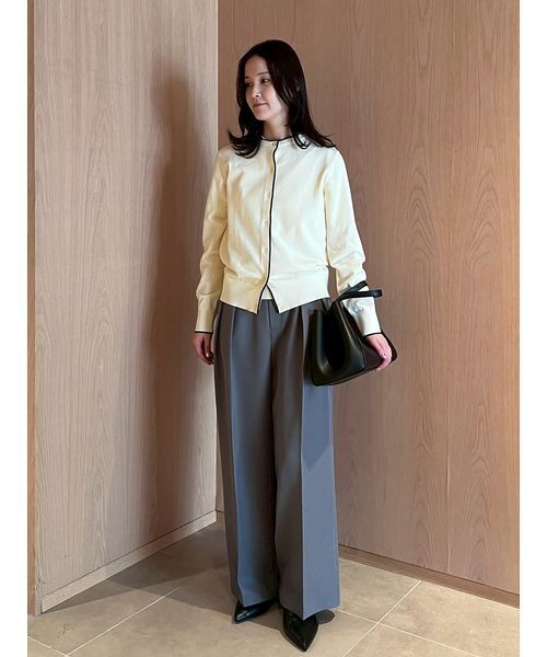 Mila Owen(ミラオーウェン)の「美形ワイドパンツ(その他パンツ・レディース・グレー/ブラック/ベージュ/モカ・0/1/00)」の6枚目の写真