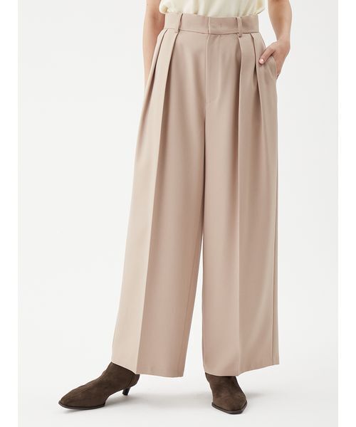 Mila Owen(ミラオーウェン)の「美形ワイドパンツ(その他パンツ・レディース・グレー/ブラック/ベージュ/モカ・0/1/00)」の13枚目の写真