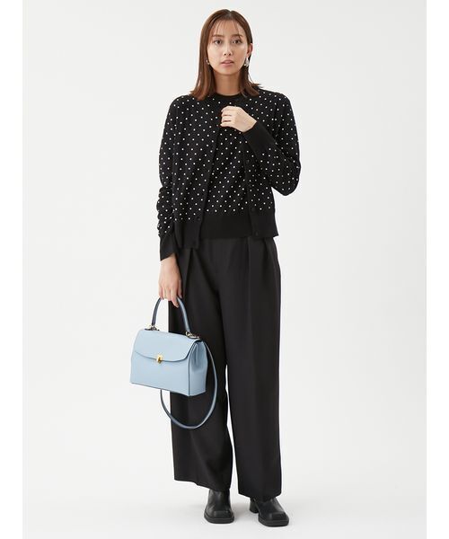 Mila Owen(ミラオーウェン)の「美形ワイドパンツ(その他パンツ・レディース・グレー/ブラック/ベージュ/モカ・0/1/00)」の21枚目の写真