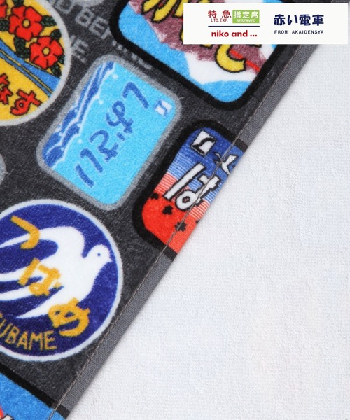 セール】【赤い電車】フェイスタオル（タオル）｜niko and