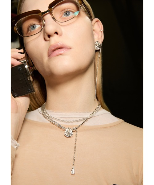 Soierie(ソワリー)の「ローズ ラージ ピアス / Rose large pierce(ピアス(両耳用)・レディース・シルバー・FREE)」の9枚目の写真