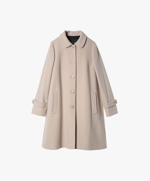 To b. by agnes b.(トゥービーバイアニエスベー)の「Aラインコート "Pimilico"(ステンカラーコート・レディース・ホワイト系その他・40/36/38)」の2枚目の写真