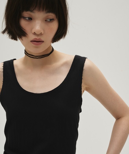 TODAYFUL(トゥデイフル)の「Silk Cord Choker(チョーカー・レディース・ブラック/キナリ・FREE)」の3枚目の写真