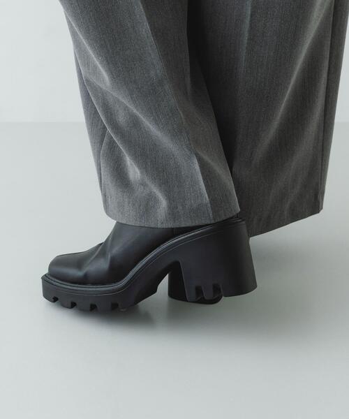 RODE SKO（ロデスコ）の「『WEB限定』　厚底スクエアブーツ（ブーツ・レディース・ブラック/ダークブラウン・37/38/36）」の13枚目の写真