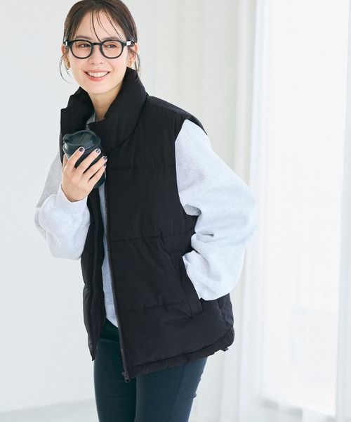 coca（coca）（コカ）の「中綿ベスト（ベスト・メンズ・ブラック・L/M/XL）」の7枚目の写真