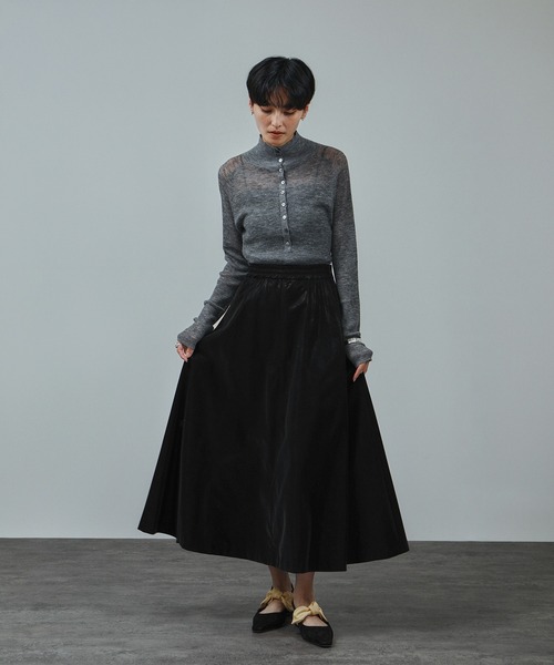 alo ブラック フレアスカート S alo ブラック フレアスカート S