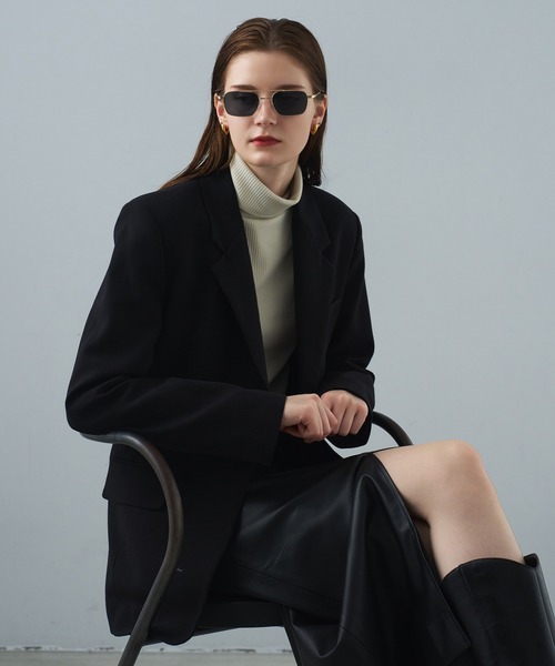 NUEF （ヌエフ）の「スクエア型｜クリアレンズ｜トレンド｜紫外線対策｜UVカット｜眼鏡｜NUEF｜ダブルブリッジクラシック（メガネ・レディース・シルバー/ゴールド/ゴールド系その他・FREE）」の18枚目の写真