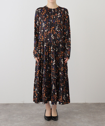 SLOBE IENA（スローブイエナ）の「flowerprint ティアードワンピース（ワンピース・レディース）」