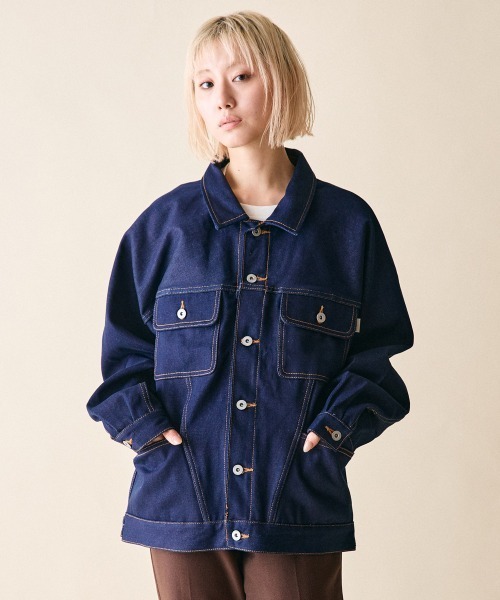 TAILORED デニムジャケット rehacer（レアセル）の「rehacer : Dolman Denim Tailored Jacket