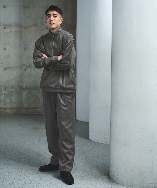 green label relaxing（グリーンレーベルリラクシング）の「WONDER CLOTH オルマイ ワイド イージーパンツ W3 -ストレッチ-（その他パンツ・メンズ・グレー/ダークブラウン/ダークグレー・S/M/L/XL）」の7枚目の写真