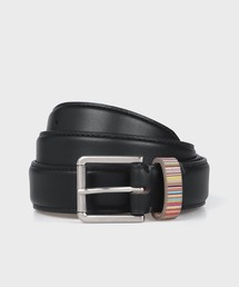 【新品未使用】ポールスミス　ツイストループロゴ レザーベルト ツイストループロゴ レザーベルト ｜ポール・スミス