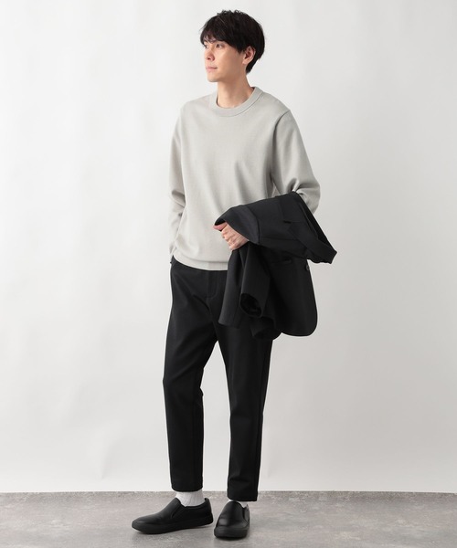 GLOBAL WORK（グローバルワーク）の「メルティクルーネックプルオーバー/523898（ニット/セーター・メンズ・ライトブルー/グレー/チャコールグレー/ホワイト系その他2/ワインレッド/グリーン/ベージュ/ネイビー/ダークグリーン/ライトパープル・LARGE/X-LARGE/SMALL/MEDIUM/XX-LARGE/3XL/X-SMALL）」の11枚目の写真