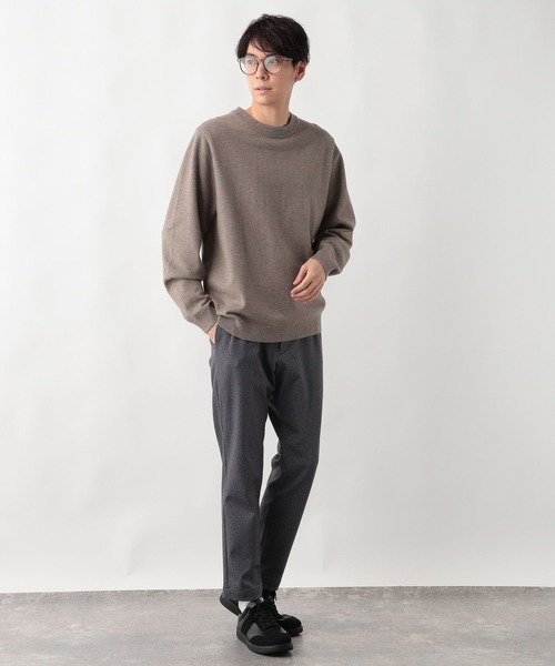 GLOBAL WORK（グローバルワーク）の「メルティクルーネックプルオーバー/523898（ニット/セーター・メンズ・ライトブルー/グレー/チャコールグレー/ホワイト系その他2/ワインレッド/グリーン/ベージュ/ネイビー/ダークグリーン/ライトパープル・LARGE/X-LARGE/SMALL/MEDIUM/XX-LARGE/3XL/X-SMALL）」の15枚目の写真