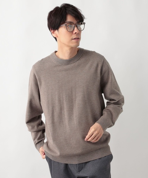 GLOBAL WORK（グローバルワーク）の「メルティクルーネックプルオーバー/523898（ニット/セーター・メンズ・ライトブルー/グレー/チャコールグレー/ホワイト系その他2/ワインレッド/グリーン/ベージュ/ネイビー/ダークグリーン/ライトパープル・LARGE/X-LARGE/SMALL/MEDIUM/XX-LARGE/3XL/X-SMALL）」の17枚目の写真