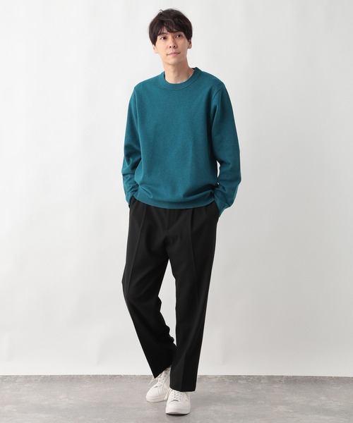 GLOBAL WORK（グローバルワーク）の「メルティクルーネックプルオーバー/523898（ニット/セーター・メンズ・ライトブルー/グレー/チャコールグレー/ホワイト系その他2/ワインレッド/グリーン/ベージュ/ネイビー/ダークグリーン/ライトパープル・LARGE/X-LARGE/SMALL/MEDIUM/XX-LARGE/3XL/X-SMALL）」の18枚目の写真