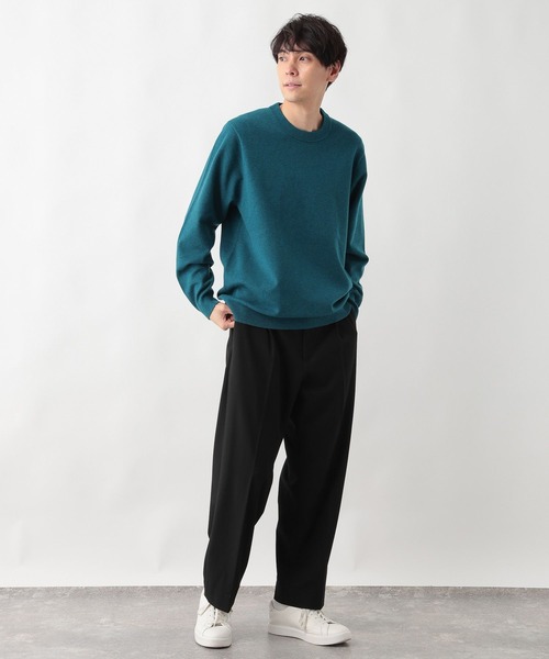 GLOBAL WORK（グローバルワーク）の「メルティクルーネックプルオーバー/523898（ニット/セーター・メンズ・ライトブルー/グレー/チャコールグレー/ホワイト系その他2/ワインレッド/グリーン/ベージュ/ネイビー/ダークグリーン/ライトパープル・LARGE/X-LARGE/SMALL/MEDIUM/XX-LARGE/3XL/X-SMALL）」の19枚目の写真