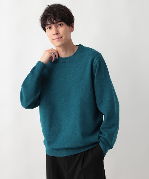 GLOBAL WORK（グローバルワーク）の「メルティクルーネックプルオーバー/523898（ニット/セーター・メンズ・ライトブルー/グレー/チャコールグレー/ホワイト系その他2/ワインレッド/グリーン/ベージュ/ネイビー/ダークグリーン/ライトパープル・LARGE/X-LARGE/SMALL/MEDIUM/XX-LARGE/3XL/X-SMALL）」の20枚目の写真