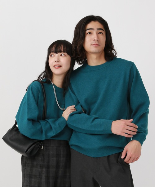 メルティクルーネックプルオーバー/523898（ニット/セーター）｜GLOBAL