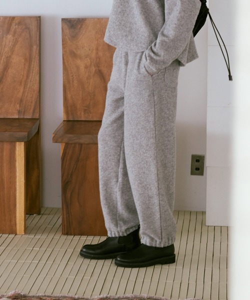 RNA-N(アールエヌエーエヌ)の「R4410 エコウールパイルパンツ(その他パンツ・レディース・杢グレー/ブラウン/オートミール・FREE)」の4枚目の写真