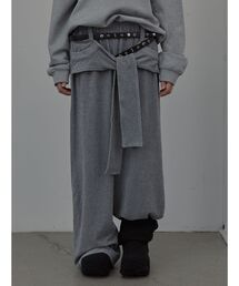 【Geek Office / ギークオフィス】LCDC TM / TIED DETAIL JERSEY PANTS