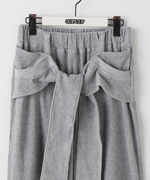 LCDC TM(エルシーディーシーティーエム)の「【Geek Office / ギークオフィス】LCDC TM / TIED DETAIL JERSEY PANTS(スウェットパンツ・レディース・グレー・SMALL)」の8枚目の写真