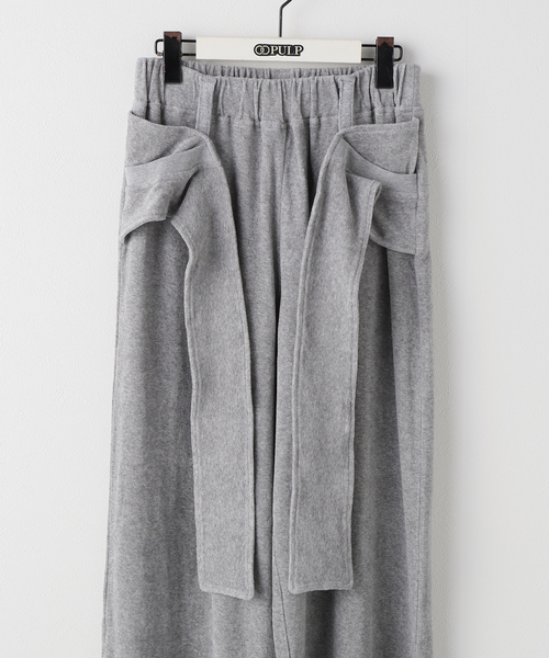 LCDC TM(エルシーディーシーティーエム)の「【Geek Office / ギークオフィス】LCDC TM / TIED DETAIL JERSEY PANTS(スウェットパンツ・レディース・グレー・SMALL)」の9枚目の写真