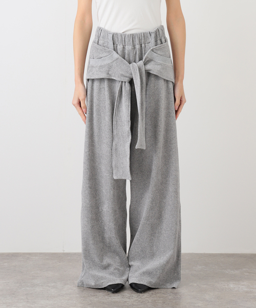 LCDC TM(エルシーディーシーティーエム)の「【Geek Office / ギークオフィス】LCDC TM / TIED DETAIL JERSEY PANTS(スウェットパンツ・レディース・グレー・SMALL)」の14枚目の写真