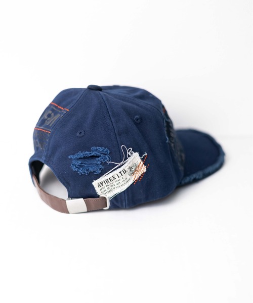 AVIREX（アヴィレックス）の「【RES】【AVIREX】Dameg Cap（キャップ・メンズ・ネイビー/オリーブ・FREE）」の6枚目の写真