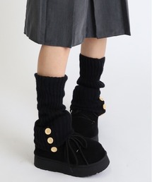 Vini | ボタン付きレッグウォーマー(レッグウォーマー)