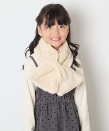 a.v.v | [KIDS]【リバーシブル/差し込み型で安心】リボンスヌード(ストール/ショール)