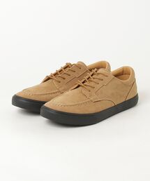【U.S. POLO ASSN./ユーエスポロアッスン】 フェイクスウェード エンボスロゴ デッキシューズ MEN