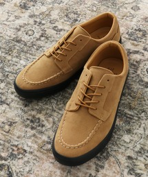 【U.S. POLO ASSN./ユーエスポロアッスン】 フェイクスウェード エンボスロゴ デッキシューズ MEN