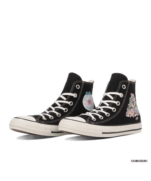 CONVERSE(コンバース)の「CONVERSE ALL STAR KM HI / KAWAISOUNI!(コンバース オールスター KM HI / 可哀想に!)(スニーカー・レディース・オフホワイト/ブラック・23cm/23.5cm/24cm/24.5cm/25cm)」の1枚目の写真