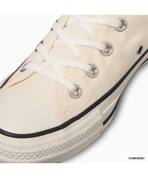 CONVERSE(コンバース)の「CONVERSE ALL STAR KM HI / KAWAISOUNI!(コンバース オールスター KM HI / 可哀想に!)(スニーカー・レディース・オフホワイト/ブラック・23cm/23.5cm/24cm/24.5cm/25cm)」の8枚目の写真