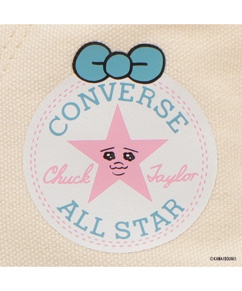 CONVERSE(コンバース)の「CONVERSE ALL STAR KM HI / KAWAISOUNI!(コンバース オールスター KM HI / 可哀想に!)(スニーカー・レディース・オフホワイト/ブラック・23cm/23.5cm/24cm/24.5cm/25cm)」の12枚目の写真