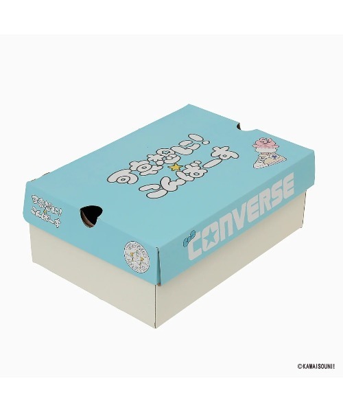 CONVERSE(コンバース)の「CONVERSE ALL STAR KM HI / KAWAISOUNI!(コンバース オールスター KM HI / 可哀想に!)(スニーカー・レディース・オフホワイト/ブラック・23cm/23.5cm/24cm/24.5cm/25cm)」の13枚目の写真