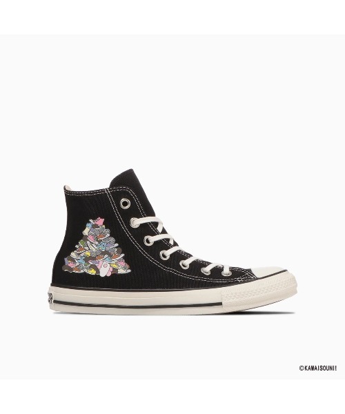 CONVERSE(コンバース)の「CONVERSE ALL STAR KM HI / KAWAISOUNI!(コンバース オールスター KM HI / 可哀想に!)(スニーカー・レディース・オフホワイト/ブラック・23cm/23.5cm/24cm/24.5cm/25cm)」の15枚目の写真