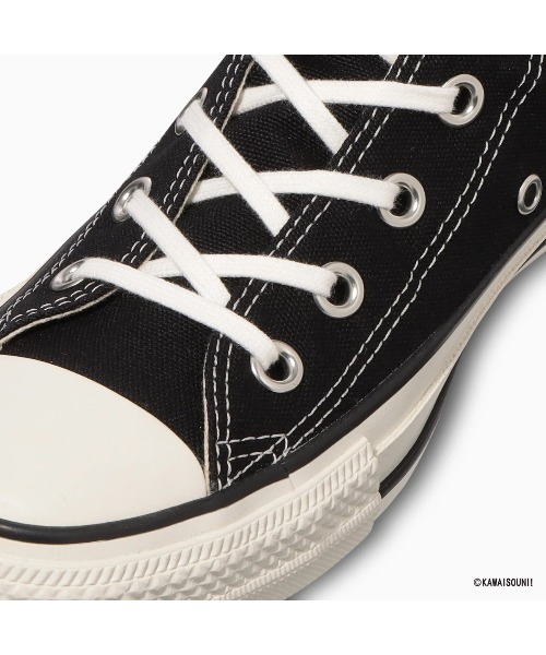 CONVERSE(コンバース)の「CONVERSE ALL STAR KM HI / KAWAISOUNI!(コンバース オールスター KM HI / 可哀想に!)(スニーカー・レディース・オフホワイト/ブラック・23cm/23.5cm/24cm/24.5cm/25cm)」の19枚目の写真