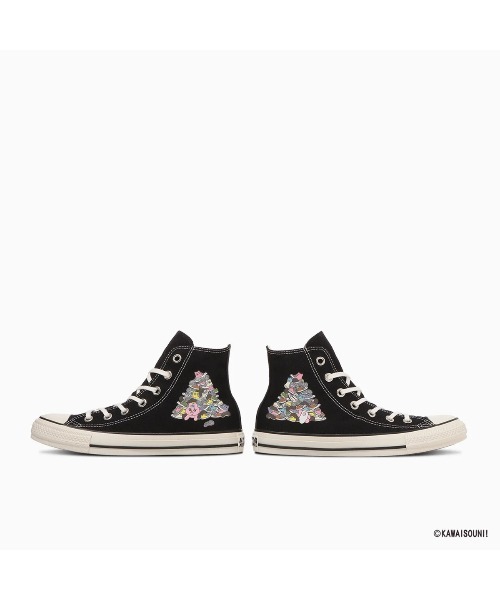 CONVERSE(コンバース)の「CONVERSE ALL STAR KM HI / KAWAISOUNI!(コンバース オールスター KM HI / 可哀想に!)(スニーカー・レディース・オフホワイト/ブラック・23cm/23.5cm/24cm/24.5cm/25cm)」の21枚目の写真