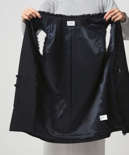 size SHORTあり］ライト ツイードライク ジレ（ベスト）｜green label