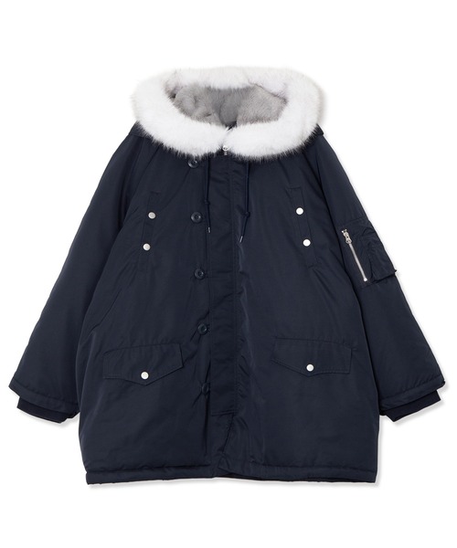 PUNYUS（プニュズ）の「【予約】N-3B（ミリタリージャケット・レディース・カーキ/ネイビー/ピンク・1/2/3/4/5）」の2枚目の写真