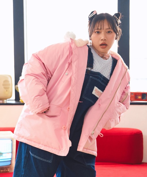 PUNYUS（プニュズ）の「【予約】N-3B（ミリタリージャケット・レディース・カーキ/ネイビー/ピンク・1/2/3/4/5）」の3枚目の写真