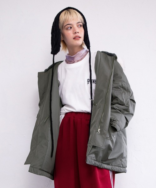 PUNYUS（プニュズ）の「【予約】N-3B（ミリタリージャケット・レディース・カーキ/ネイビー/ピンク・1/2/3/4/5）」の8枚目の写真