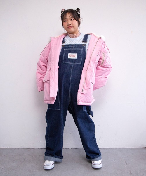 PUNYUS（プニュズ）の「【予約】N-3B（ミリタリージャケット・レディース・カーキ/ネイビー/ピンク・1/2/3/4/5）」の12枚目の写真